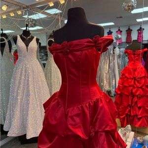 BELLISSIMA 5001 SZ-8 RED PROM/FORMAL/PAGENT
